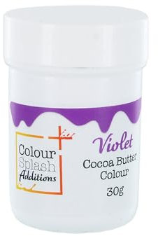 Colour Splash Additions Chocolate Colour | Violet Cocoa Butter For Cake Decorations, Truffles, Chocolates | Chocolate Paint - 30g