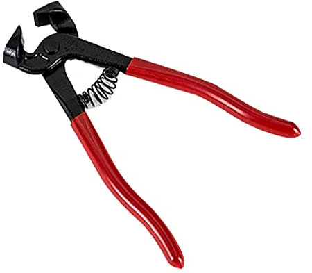 COSSIKA Brechzange, rostfrei, 8 Zoll, professionelle Fliesenbrechzange mit flachem Ende zum Glasverschmelzen, Brechen Kleiner Glasstücke für das Handwerk