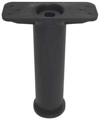 Pied de Lit Pieds de Support de poutre, cadre de planche de lit en bois, tige d'étagère, Support de charge inférieur, colonne de renforcement de squelette, Support en plastique 2 pièces(15cm(15-25cm))