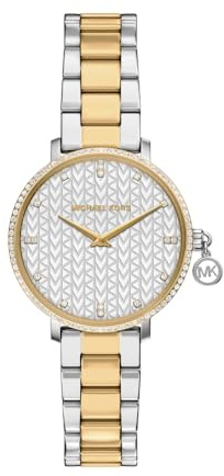 Michael Kors Pyper MK7574 - Reloj de Acero Inoxidable Plateado de 32 mm para Mujer
