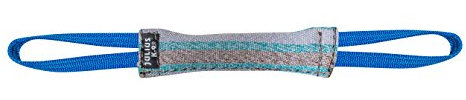 Julius-K9, 18422-2, Beisswurst, Baumwolle-Nylon, 20 cm x 3 cm, mit zwei Schlaufen, aussen genäht