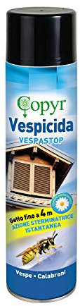 COPYR | Vespastop: Insetticida pronto all'uso contro vespe calabroni - bombola da 600 ml