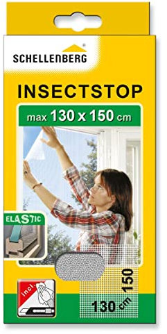 Schellenberg 5er Fliegengitter ELASTIC 130x150cm weiß