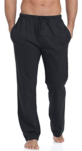 Ladeheid Pantalones Largos de Pijamas 100% Algodón Hombre LA40-252 (Antracita, M)