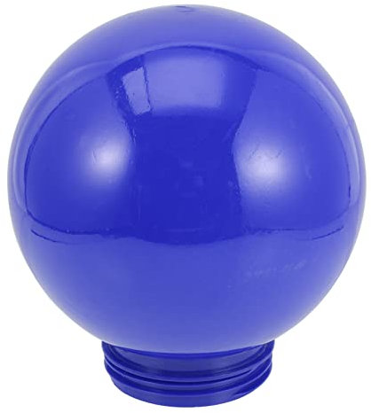 OSALADI Pendelleuchte Lichtkugel Acryl-Lampenpfosten Mit Schraubhals Runder Lichtglobus Pfostenlampe Außenleuchte Für Garten Im Freien Hellblau Lampenschirmabdeckung Klemmbausteine