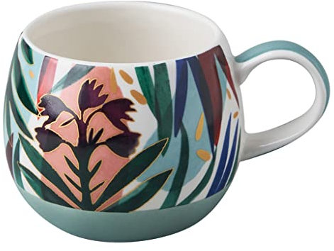 Kaffemugg Modern Mugg Stor kapacitet Kaffekopp Keramisk kopp Hem Office Vattenkupa Lämplig for Skolans vardagsrum Fritidsrum Tekoppar (Color : A)