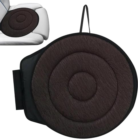Cojín giratorio de 360 grados para asiento de coche, cojín giratorio para ancianos, cojín de espuma Me-mory, cojín de asiento giratorio portátil de 360 grados para apoyo de ancianos, reduce la tensión