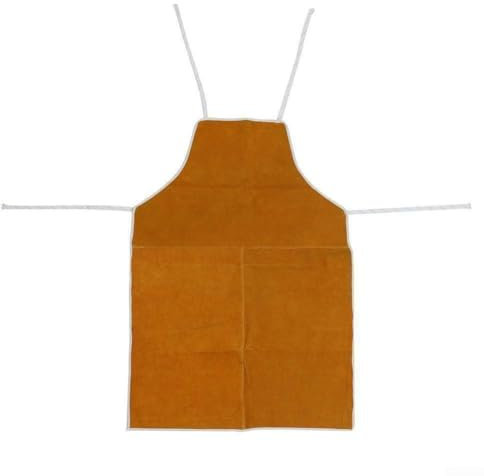 CRIDENG Adjustable Protective Apron for Welders Tough Cowhide Material Resisting Sparks and Heat