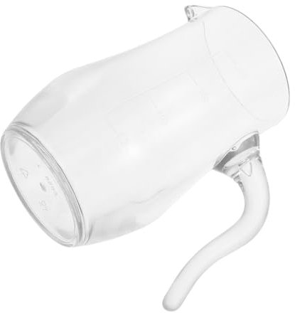 HIAKDOFT Caraffa per Acqua in Acrilico Trasparente con Scala Decanter per Vino Accessorio per Bevande Moderno e Facile da Pulire Adatto per Ristoranti e Cucine