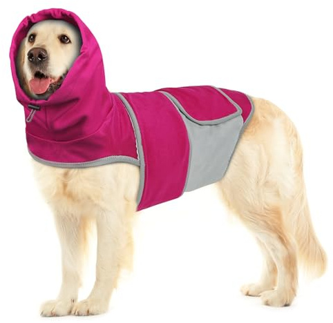 Joypig Dog Anxiety Vest for Calming Stress Relief: Skin-Friendly Calming Jacket for Thunder Fireworks Separation Travel, Anxiety Shirt for Small Medium Large Dogs (Pink,2XL)