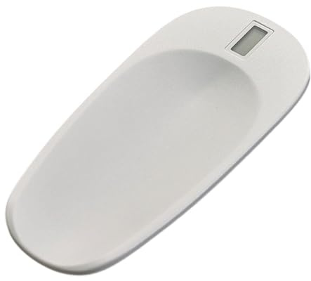 Fenteer Báscula de Cocina Electrónica de Precisión Mini de Gramos para Joyería Y Té Multifuncional para Pesar Objetos Pequeños Adecuado para Regalos, Blanco, Individual
