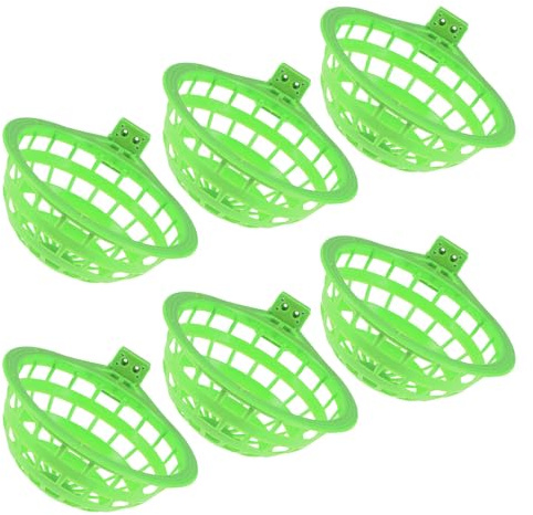 YARNOW 6pièces Nids Oiseaux Plastique Nid Éclosion pour Reproduction Bassin de Nidification pour Petits Oiseaux