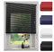 ourdeco® Jalousie aus PVC / 90 x 220 cm (Breite x Höhe) / Farbe schwarz/lichtdurchlässig bis Blickdicht/Einfache Montage an Wand oder Decke