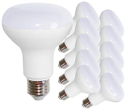 Goobay - Bombilla LED (2700 K, 120°, luz blanca cálida), R80 8w, E27, 8.00W, 230.00V
