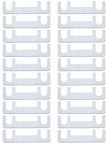 eMagTech 20 piezas de repuesto de tira de fusibles planos mixtos para fusibles planos automotrices, bloques de fusibles planos, accesorios de coche, CC 32 V
