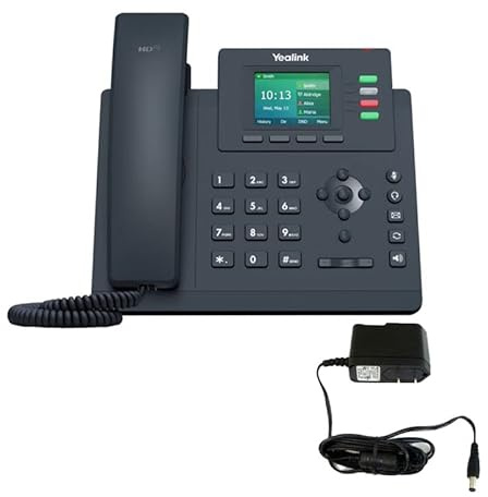 Yealink T33G IP Phone - Power Adapters Included - 1 Year Manufacturer Warranty - Unlocked can be Used with Any VoIP Provider