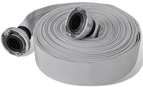 Homgoday brandslang platt slang 30 m med C-Storz kopplingar 5 cm