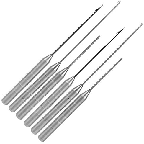 ERYUE Combo de Aparejos de Pesca, Juego Agujas Cebo Acero Inoxidable Duradero para Accesorios Pesca Convenientes, Juego 2 Plateados para Entusiastas la