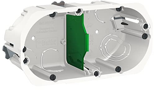 Schneider Electric - Multifix - Caja empotrada - Ø 67 mm - Prof 50 mm - 2 posiciones entre ejes 71 mm - IMT35925