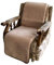 Alpenwolle Sesselschoner Anti-Rutsch 100% Wolle, 50 x 200 cm (Hellbraun/Beige)
