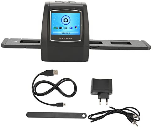 35 Mm 135 Mm Film- und Diascanner, 2,4-Zoll-LCD-Bildschirm, Digitaler Filmfotoscanner, 35 Mm 135 Mm Farbpositiv-/Negativfilm-All-in-One-Scanner für XP/für Vista/für 7(EU)