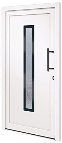 vidaXL Porta Ingresso Bianca 108x200 cm in PVC