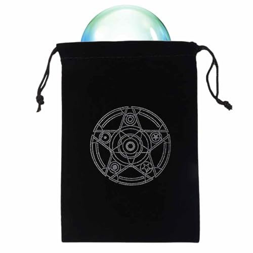 Sacchetti Per Tarocchi,Misterioso Tarocchi A Tema | Borsa Per La | Conservazione Di Carte E Dei Tarocchi, Borsa Per Tarocchi Con Coulisse Ricamata Per Giochi Da Tavolo Pe