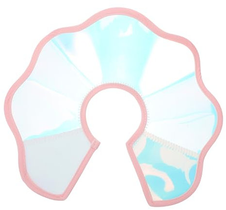 GRIRIW Cat Collar Verstellbarer Wasserdichter Schmutzresistenter Schutzkragen Für Katzen Und Kleine Hunde Für Chirurgische Erholung Mit Glanzkante