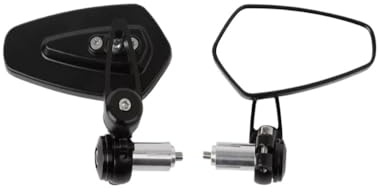 Rétroviseurs De Moto 7/8 Pouces, Bout De Barre, Rétroviseurs De Guidon De Moto pour Ya&maha MT07 MT125 900 Tracer Rétroviseur Guidon d'extrémité Moto