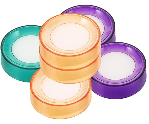 Cabilock Umidificatori per Dita Spugna 6 Pezzi per Contare Soldi Facile e Preciso Materiale Spugna Colore Assortito per Cassieri e Smistamento Carta Colore Casuale