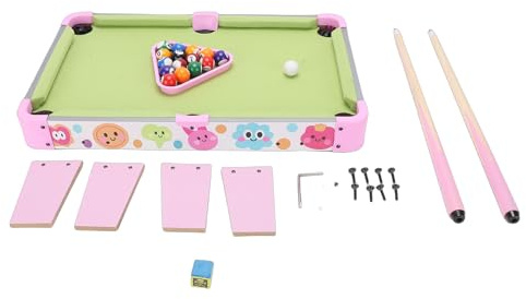 Cryfokt Mini Mesa de Billar, Diseño Reforzado Portátil para Niños Mesa de Billar Portátil, Mesas de con Marco Resistente y Materiales Seguros para la Unión Familiar y los Viajes