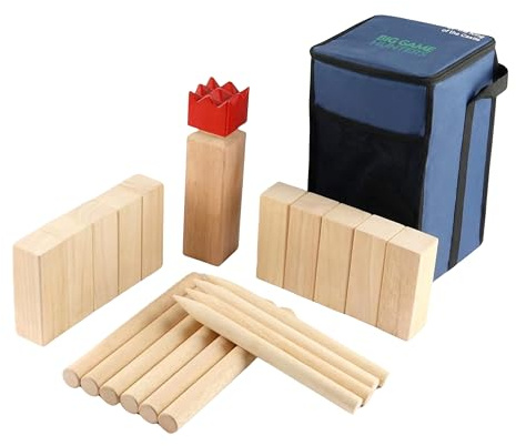 Hardwood Kubb Viking Game in a Handy Carry Bag from Big Game Hunters