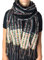 Damen XXL Winter Schal riesig viele Farben extrem flauschig dick Baumwolle Poncho Karo Halstuch Cape Scarf Blogger Herbst kariert Fransen (AZ-46)