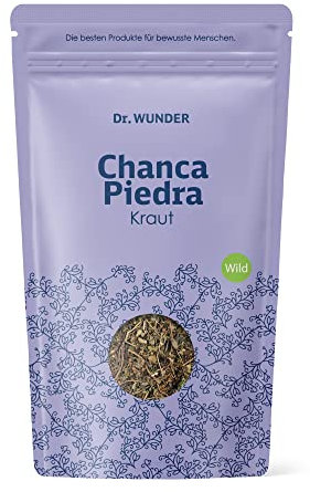 Dr. Wunder® Chanca Piedra 100g | Phyllanthus niruri L. (»Steinbrecher«-Kraut) | Premium-Qualität aus Wildsammlung | Herkunft: Peru
