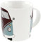 BRISA VW Collection - Volkswagen Große Keramik Kaffee-Tee-Cappuccino-Tasse-Becher-Haferl im T1 Bulli Bus Design (Bus Front/Petrol & Braun)