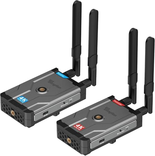 Trasmettitore e ricevitore HDMI wireless 4 K @ 30 Hz, portata 500 FT Ultra HD per DSLR, laptop, Netflix, YouTube a TV/proiettore, HDMI senza fili con Zero Latency