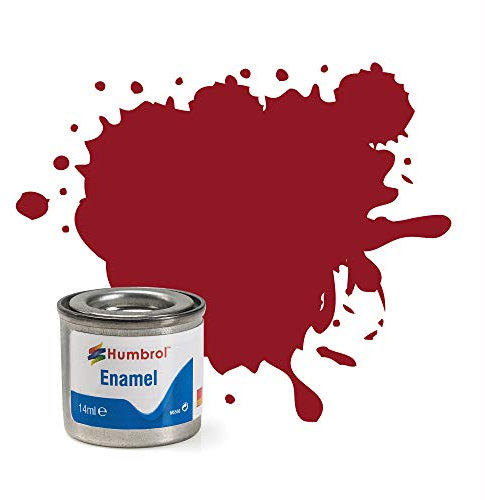 Humbrol Enamel Paint 14ML No 20 Crimson - Gloss