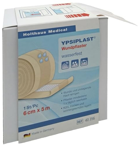 Ypsiplast ® Dispenser Waterproof Plasters 6 CM x 5 M