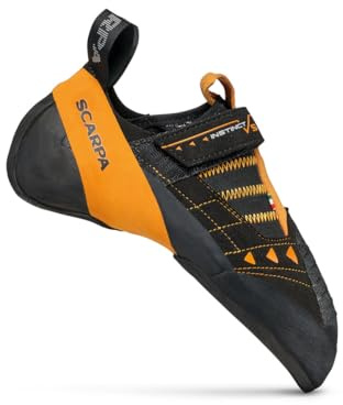 SCARPA Instinct VS Rock Climbing Shoes - Black/Orange - 10-10.5