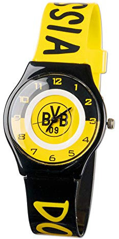 Borussia Dortmund Unisex Bvb-uhr für Kinder Uhr, Schwarz/gelb, - EU