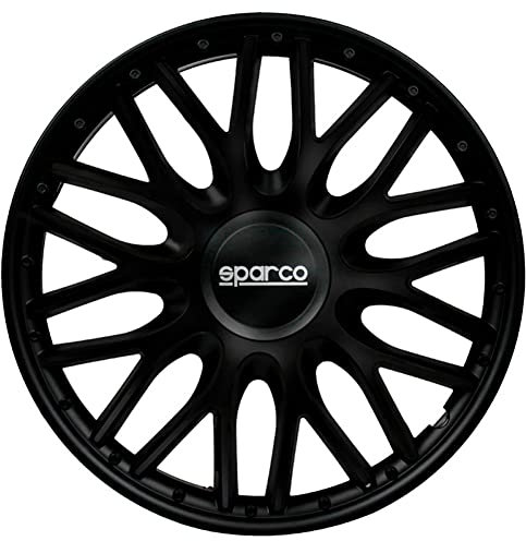 Sparco Wheel Covers Roma - 13-inch - Black - Set of 4 pieces