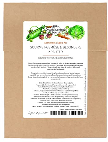 Verdure gourmet ed erbe speciali - Set di semi con 13 varietà rare