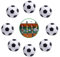Taozoey Kickerbälle, Tischfußball Bälle, 8 Stück 32mm, Schwarz und Weiß, für Erwachsene und Kinder, für Kickertisch Multifunktionstisch
