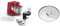 Bosch Küchenmaschine Serie 2 MUMS2ER01, Edelstahl-Schüssel 3,8 L & Pommes-Frites-Scheibe MUZ45PS1, Wendescheibe, für Durchlaufschnitzler