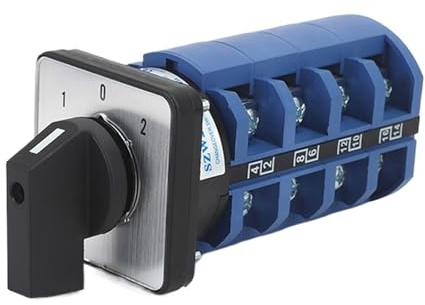 1 pz SZW26/LW26-63 63A On-Off-On 1-0-2 Interruttore di commutazione automatico a camme 1-4 fasi D101.1 D202.2(63A D303.3)