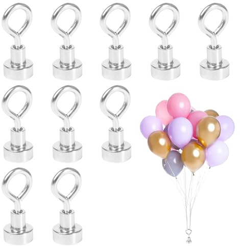 SWYZOR Pesas Para Globos,10 Pcs Pesas para Globos de Helio, Reutilizables, para Uso en el Suelo en Fiestas, Bodas, Cumpleaños, Navidad y Decoraciones de Halloween