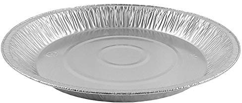 PACTOGO 12 Aluminum Foil Pie Pan Extra-Deep Disposable Tin Plates (Pack of 12)