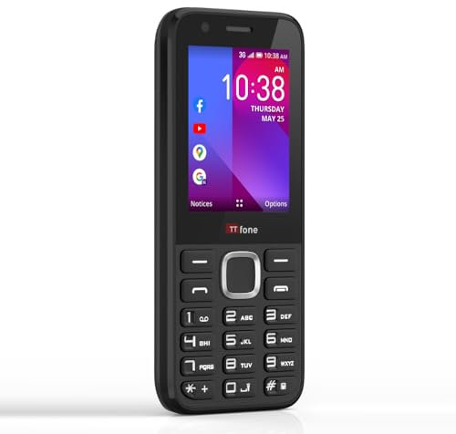 TTfone TT240 Mobile Phone KaiOS Feature Smartphone - Pay As You Go (O2 with £10 Credit)