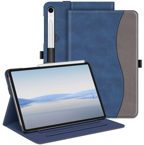 FINTIE Hülle für Samsung Galaxy Tab S10 FE 2025/ S9 FE 10.9 Zoll/ S9 11 Zoll 2023, Multi-Winkel Viewing Schutzhülle mit Tasche, Auto Sleep/Wake, Denim Indigo