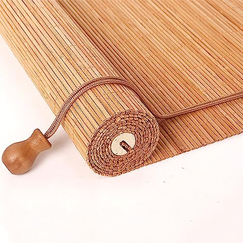 Tenda di bambù,Tende a Rullo in bambù Naturale,Tenda A Rullo In Bambù Per Finestra,Tapparella Avvolgibile Bamboo,Facile Da Installare,per Esterno/Ristorante/Cucina/Portico/Giardino